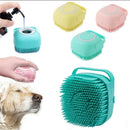 Lava Pelo Pet Escova Banho Cachorro Gato Dispenser Shampoo