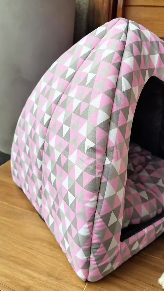 Caminha Cachorro Toca Iglu Luxo 2 em 1 Pet Cachorro Gatos Confortável