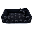Cama Caminha Pet para Cachorro ou Gato Médio 60cm x 50cm Lavável com Fundo Impermeável + Ossinho