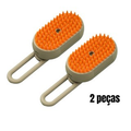 Escova A Vapor Para Gatos Cães 3 Em 1 Escovas Elétricas De Pêlos Pentes De Massagem