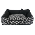 Cama Caminha Pet para Cachorro ou Gato Médio 60cm x 50cm Lavável com Fundo Impermeável + Ossinho
