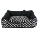 Cama Caminha Pet para Cachorro ou Gato Médio 60cm x 50cm Lavável com Fundo Impermeável + Ossinho