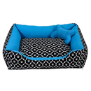 Cama Caminha Pet para Cachorro ou Gato Médio 60cm x 50cm Lavável com Fundo Impermeável + Ossinho