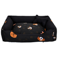 Cama Caminha Pet para Cachorro ou Gato Médio 60cm x 50cm Lavável com Fundo Impermeável + Ossinho
