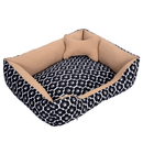 Cama Caminha Pet para Cachorro ou Gato Médio 60cm x 50cm Lavável com Fundo Impermeável + Ossinho
