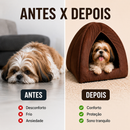 Caminha Cachorro Toca Iglu Luxo 2 em 1 Pet Cachorro Gatos Confortável