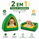 Caminha Cachorro Toca Iglu Luxo 2 em 1 Pet Cachorro Gatos Confortável