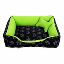 Cama Caminha Pet para Cachorro ou Gato Médio 60cm x 50cm Lavável com Fundo Impermeável + Ossinho