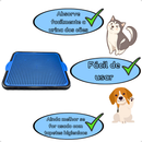 Tapete Sanitário Lavável Banheiro Cachorro + Adestrador Educador Educa Dog Xixi Sim e Não Petliz