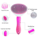 Kit Higiene Pet 4 em 1: Escova Removedora de Pelos + Pente Anti-Pulgas + Cortador e Lixa de Unhas